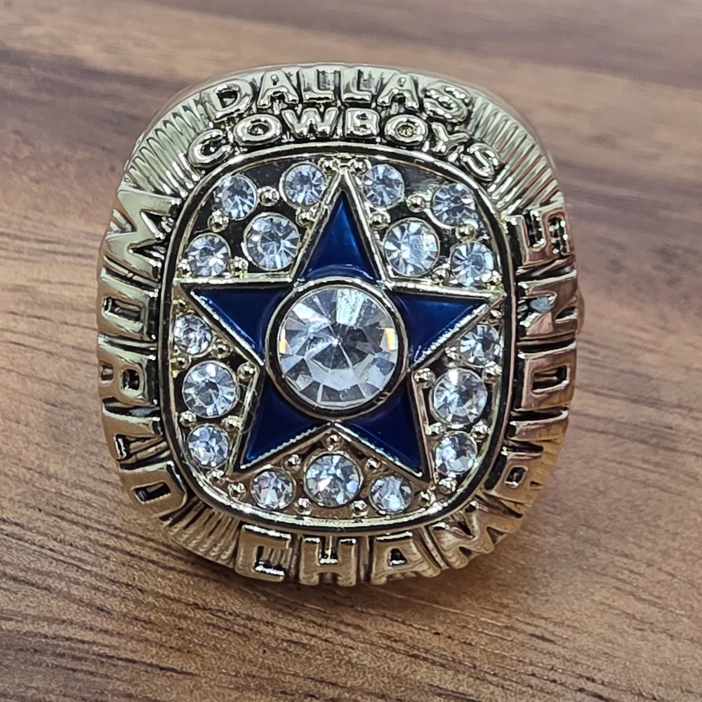 Dallas Cowboys Championship Ring Size 11‎ Staubach Gold Fan Edition 1971